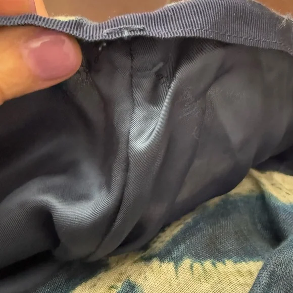 Ralph Lauren Purple Label Yazmin Batik Print Linen Silk Pants Size 8 - Picture 12 of 16